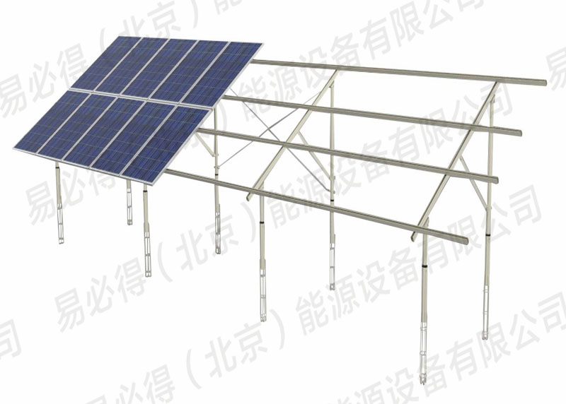 地面双桩支架